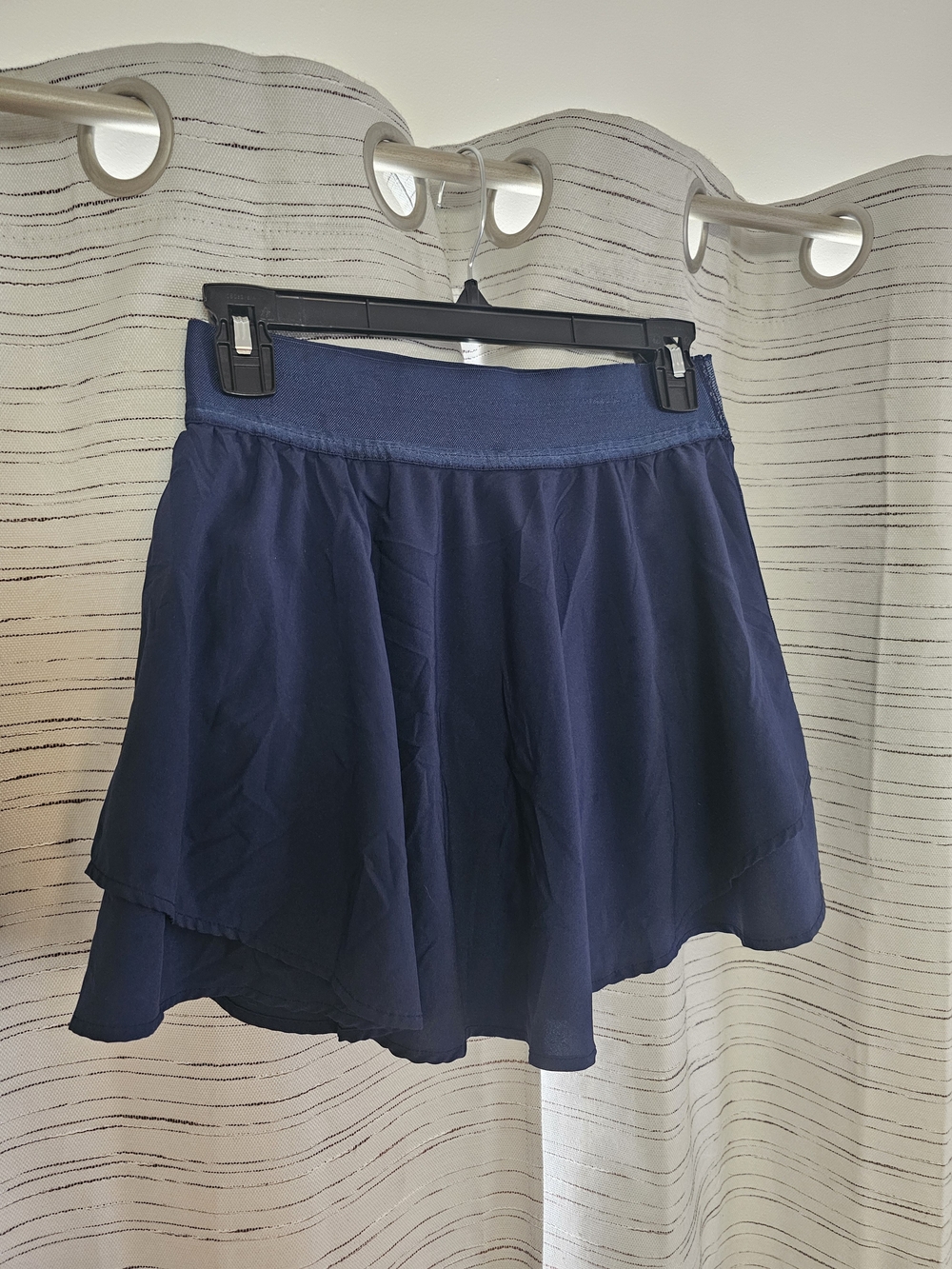 Women's Navy Layered Skirt